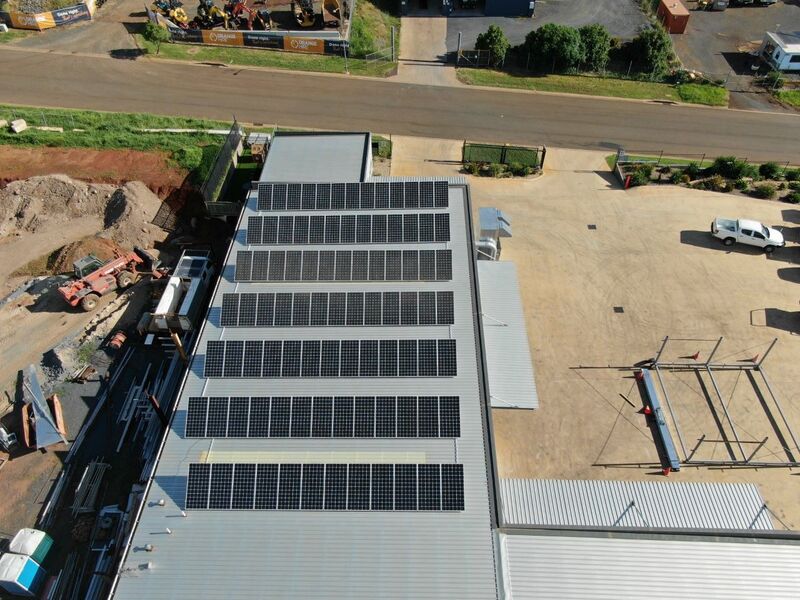 Commercial solar system installation by Airlec Australia for Affordable Quality Bathrooms and Kitchens
