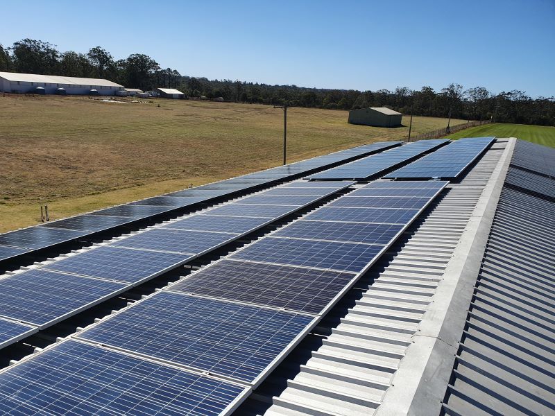 Commercial turf farm gets on-grid solar system installed by Airlec Australia
