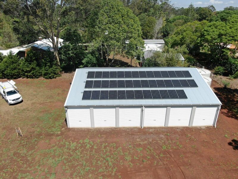 solar system installed on family property in Toowoomba